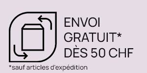Envoi gratuit des 50 CHF