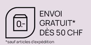 Envoi gratuit des 50 CHF