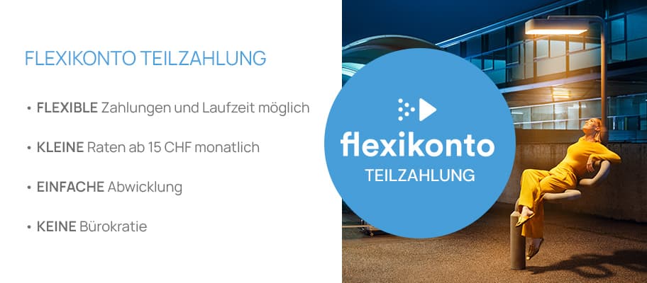 Flexikonto Teilzahlung