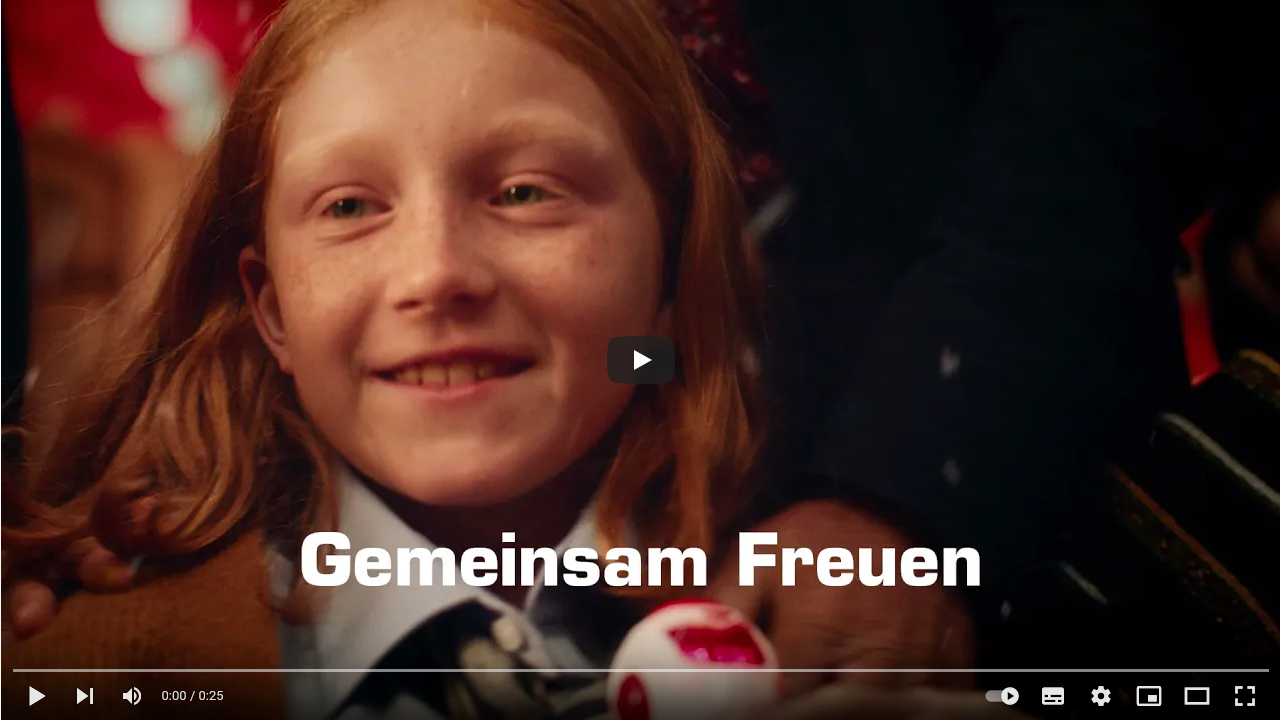 Video Weihnachtskampagne "Gemeinsam Freuen"