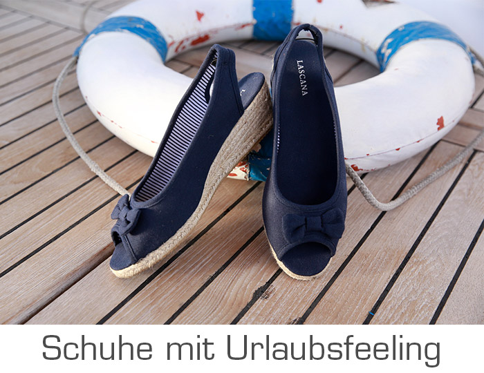 Schuhe mit Urlaubsfeeling auf jelmoli-shop.ch